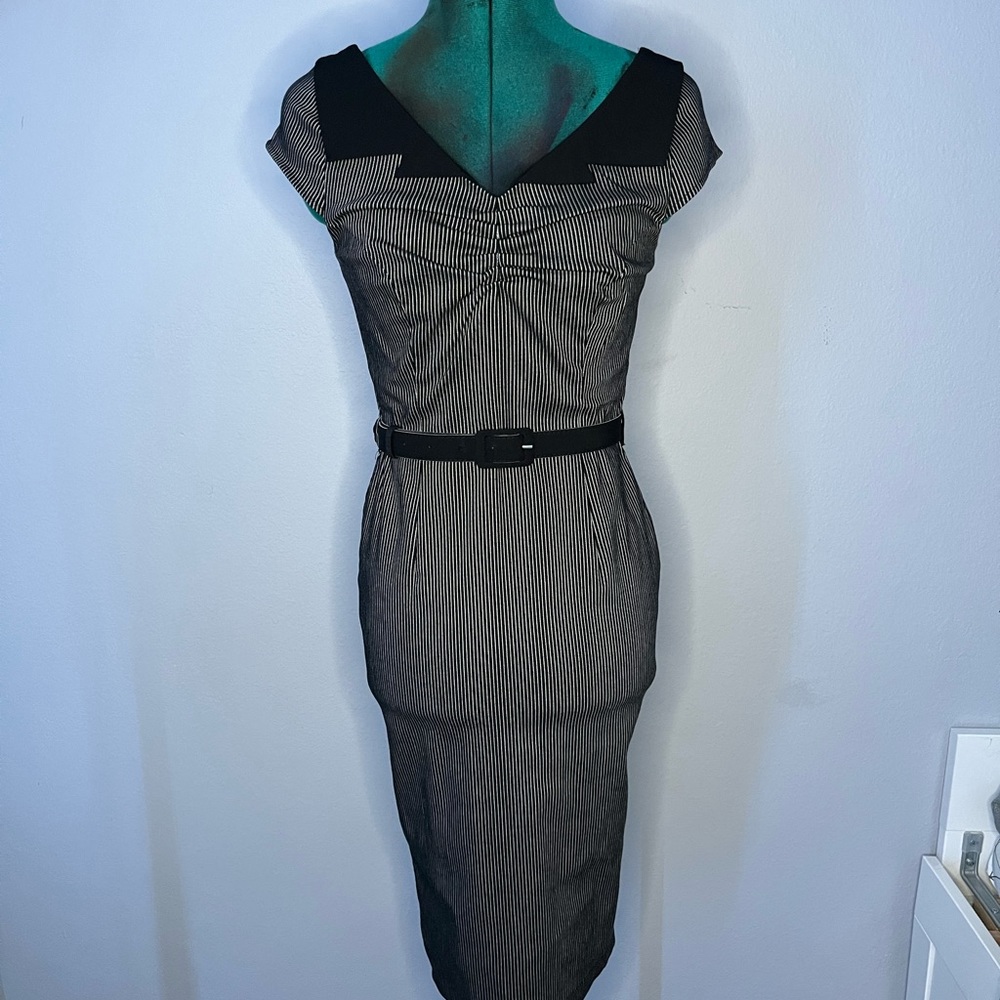 Vintage Pinstripe Dress